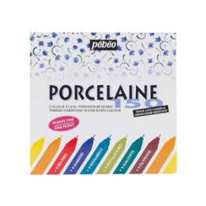 PORCELAINE 150 BOX 9 MARKERS ASSORTED FINE 0.7mm NIB