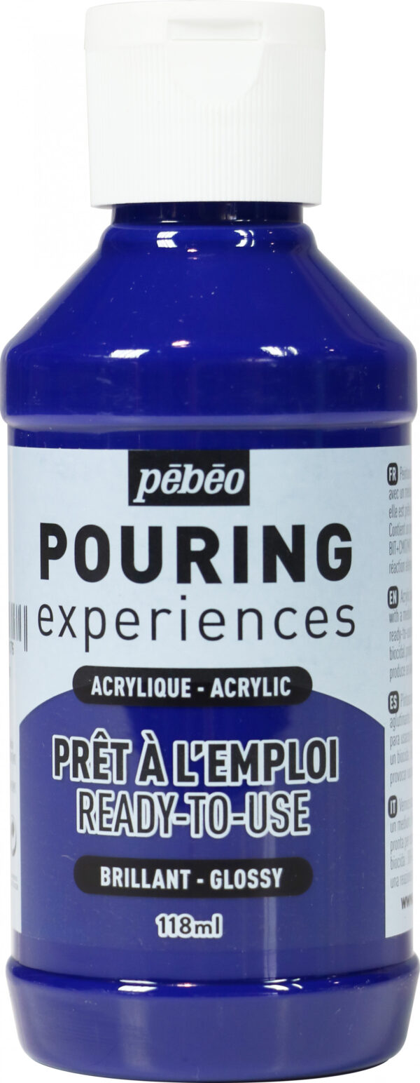 Pouring Experiences Flacon 118 Ml Cyan Blue