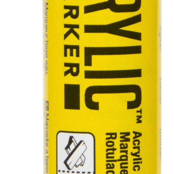 Acrylic Marker Extra Fine 0,7 Mm Tip Dark Yellow
