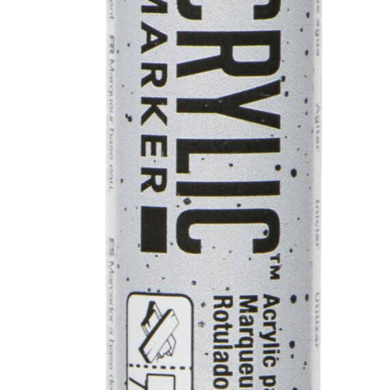 Acrylic Marker Chiesel Tip 4 Mm Precious Silver