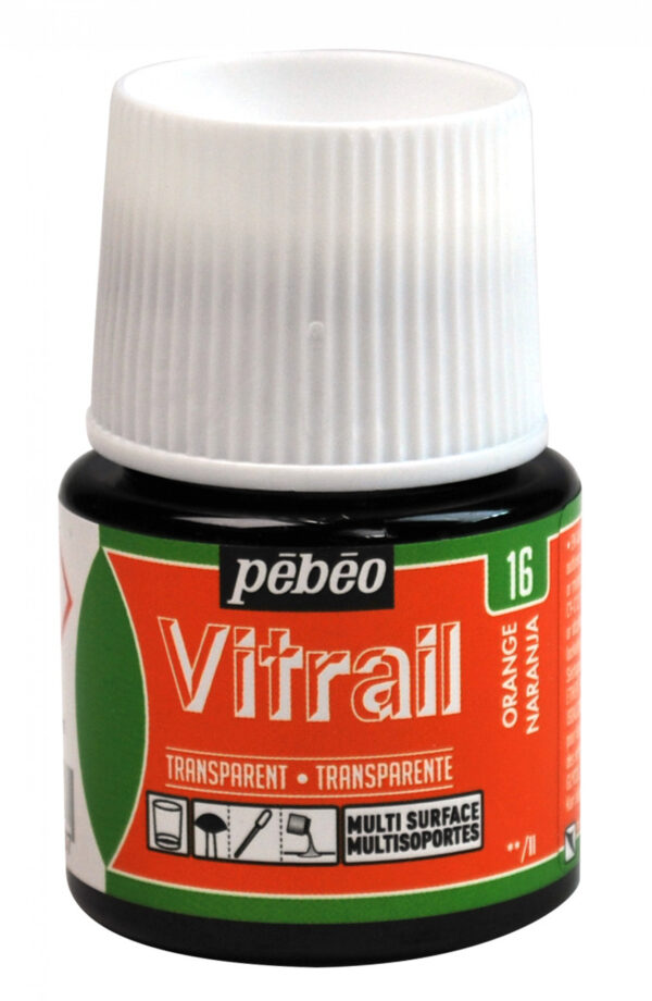 Vitrail Transparent 45 Ml Orange