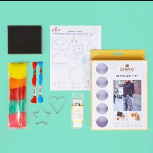 DMC Patch Art Felting Kit - Heart & Star