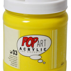 Pop Art Acrylic For School 700 Ml Primary Yellow