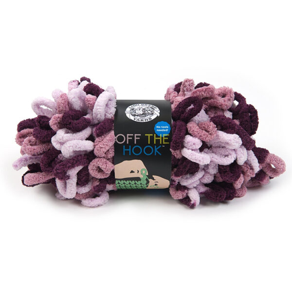 Lion Brand Off The Hook Yarn - Grape Soda (212)