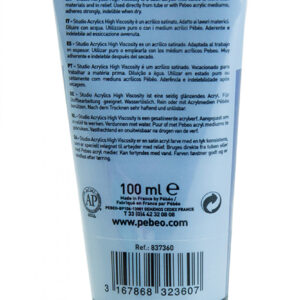 Studio Acrylics Fine Acrylic 100 Ml Iridescent Blue Black