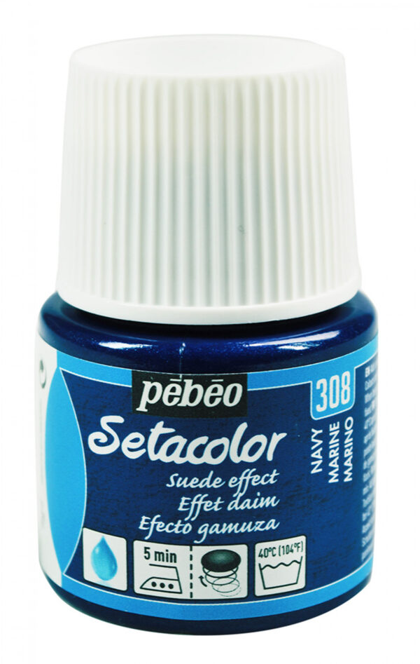 Setacolor Opaque Suede Effect 45 Ml Navy
