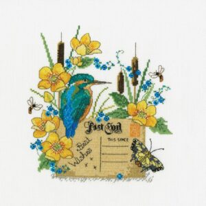 DMC Counted Cross Stitch Kit - Kingfisher