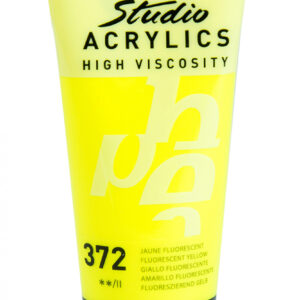 Studio Acrylics Fine Acrylic 100 Ml Fluorescent Yellow