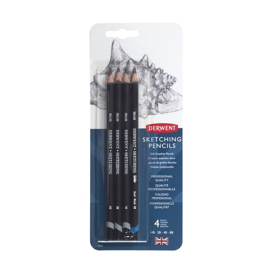 DERWENT SKETCHING PENCIL BLISTER (4)