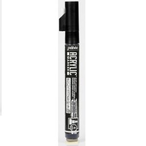 Acrylic Marker 4 Mm Medium Round Tip Precious Black