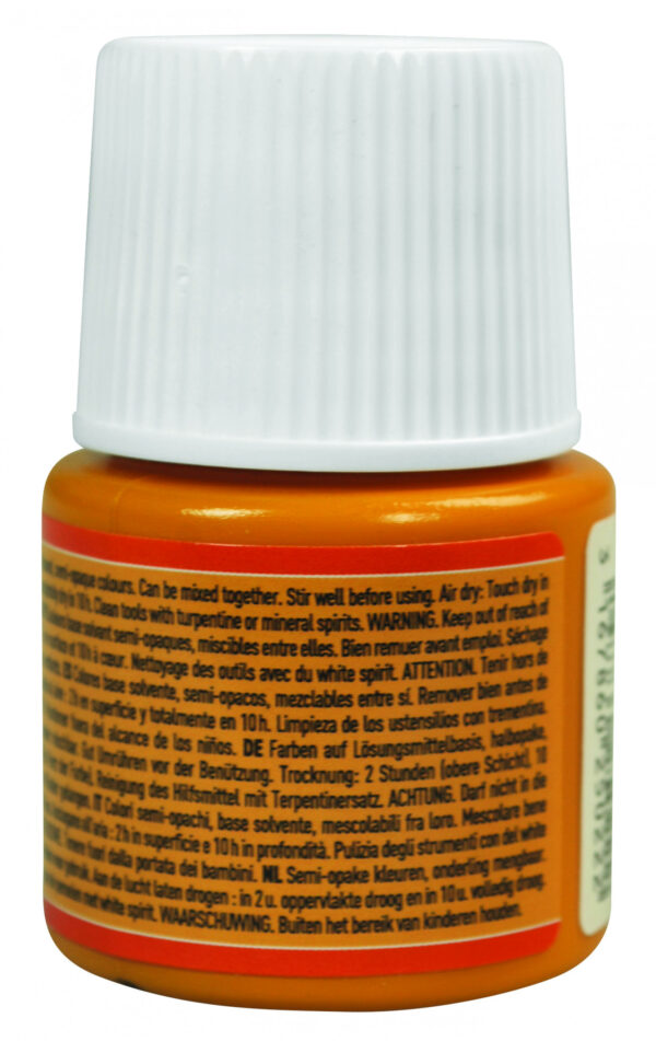 Ceramic 45 Ml Orange Yellow