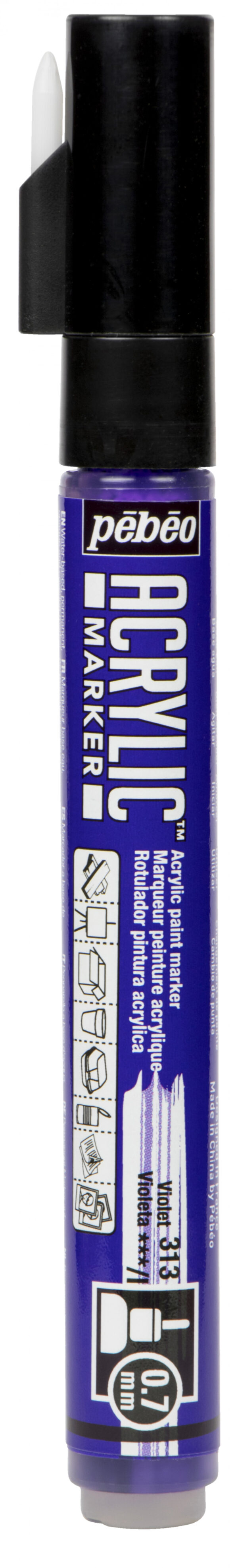 Acrylic Marker Extra Fine 0,7 Mm Tip Violet