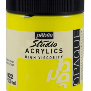 Studio Acrylics Fine Acrylic 500 Ml Lemon Cadmium Yellow Hue