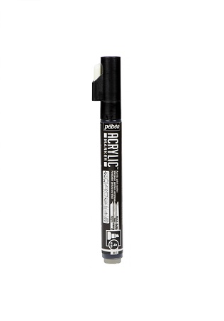 Acrylic Marker Chiesel Tip 4 Mm Black