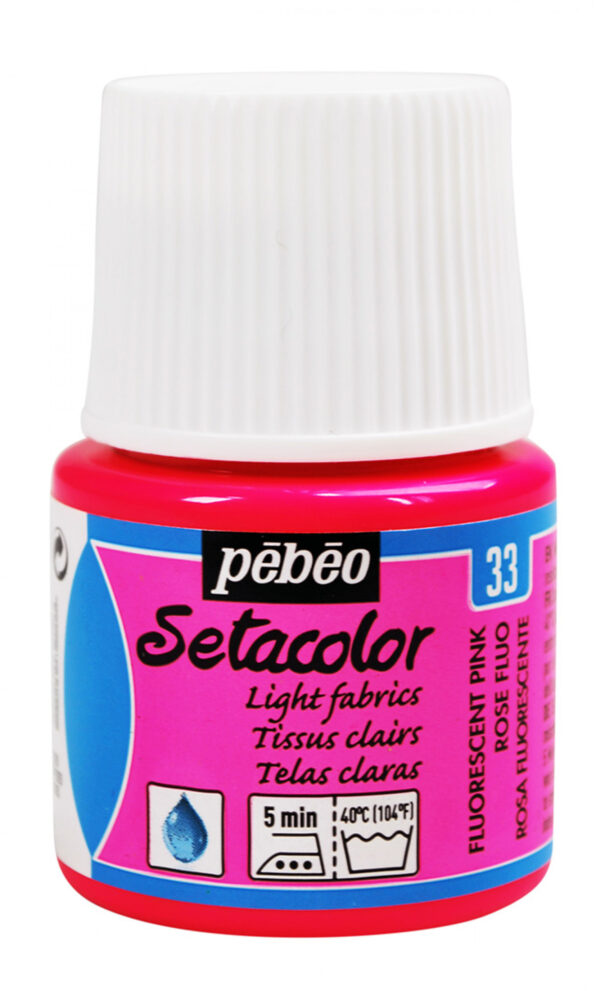 Setacolor Light Fabrics 45 Ml Fluorescent Pink