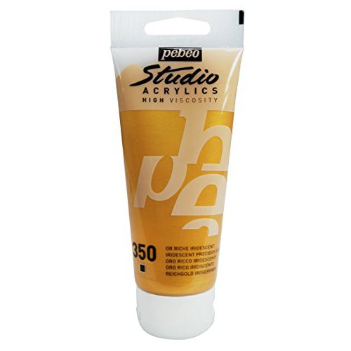 Studio Acrylics Fine Acrylic 100 Ml Rich Gold