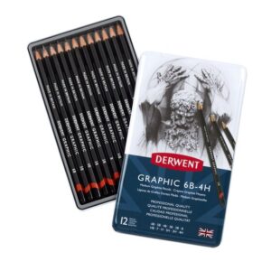 Derwent Graphic 6B-4H Medium Graphite pencils