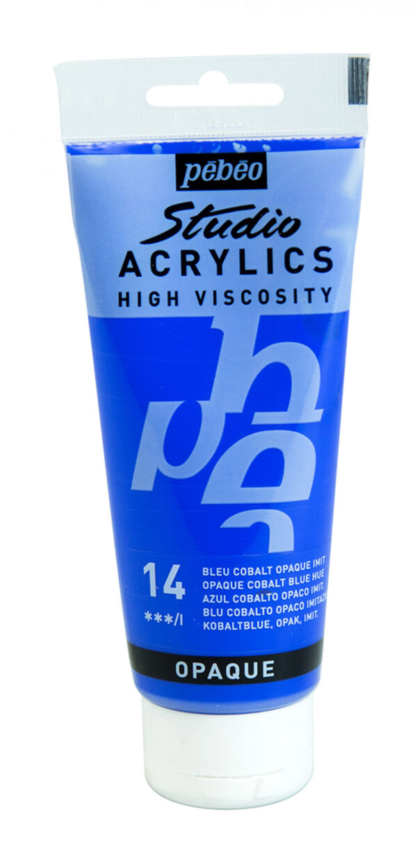 Studio Acrylics Fine Acrylic 100 Ml Opaque Cobalt Blue Hue