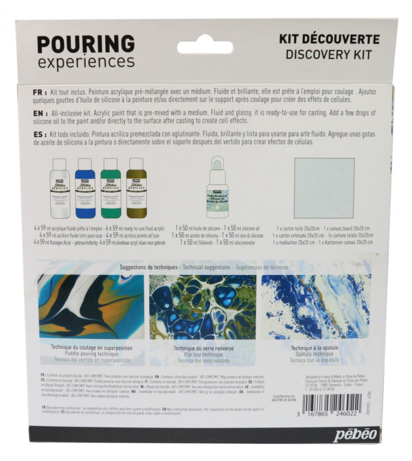 Discovery Kit Pouring 4X59 Ml + Silicone 50 Ml