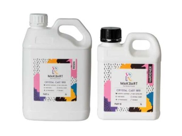 3Ltr Makeart Crystal Cast Resin & Hardener