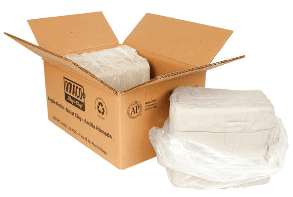 Amaco White Art Clay No.25 (22.68 kg per pack) Low Fire