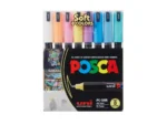 Uni Posca PC-1MR Soft Colors PACK of 8