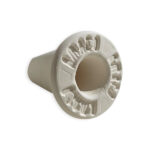 Ceramic peephole plugs for EXCEL, Crusader, Gold Standard and Silver round kilns.