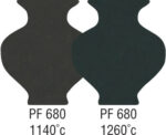 Professional Smooth Black Clay PF680 1140-1260C